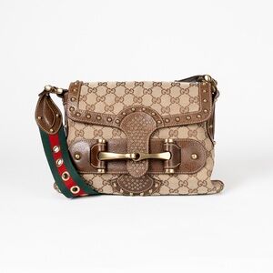 Authentic Gucci Horsebit runway Shoulder Bag